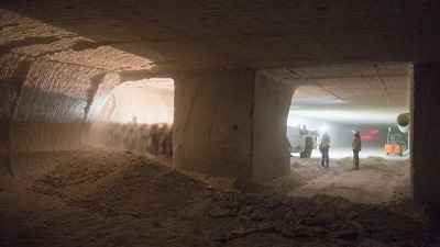 Mining in panel 8 room