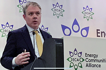 EM Senior Advisor Ike White delivers remarks to the annual conference of the Energy Communities Alliance