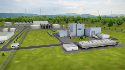 The Natrium concept: a sodium fast reactor combined with a molten salt storage facility (Image: TerraPower)